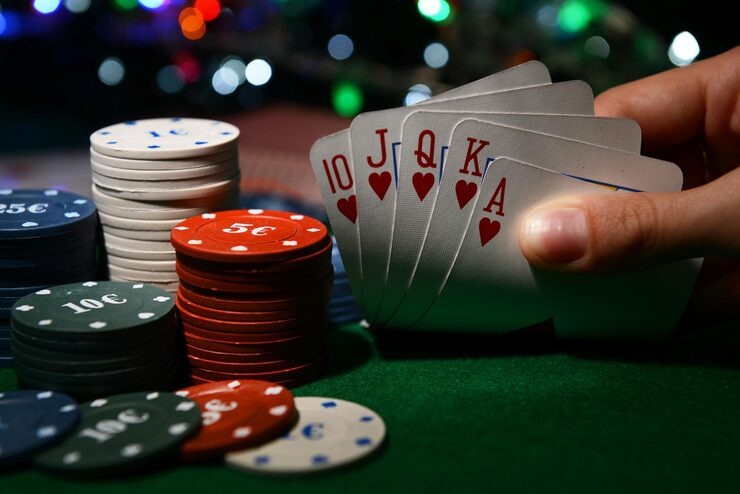Joker Gaming baccarat table with dealer